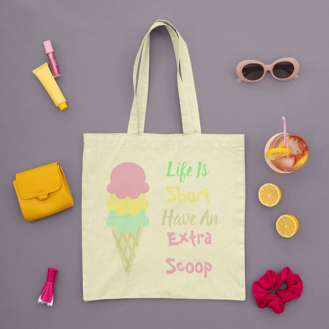 Tote Bag Crème de glace extra Scoop (Créateur téléchargé)