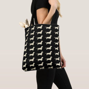 Tote Bag crème de silo de teckel