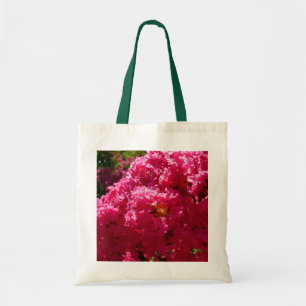 Tote Bag Crepe Myrtle Tree Magenta Floral
