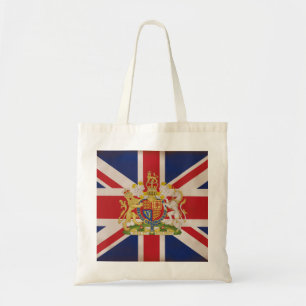 Tote Bag Crête royale sur le drapeau d'Union Jack