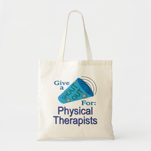 Tote Bag Criez pour les physiothérapeutes (Devant)