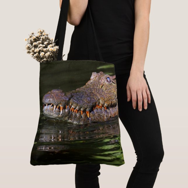 Tote Bag Crocodile (De près)