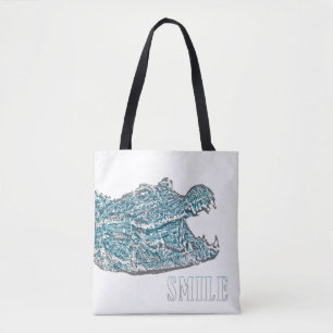 Tote Bag Crocodile du sourire