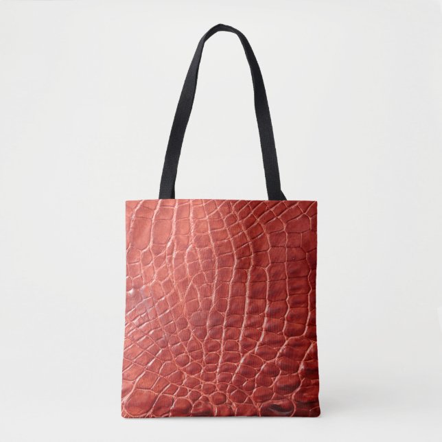 Tote Bag Crocodile texture cuir (Devant)