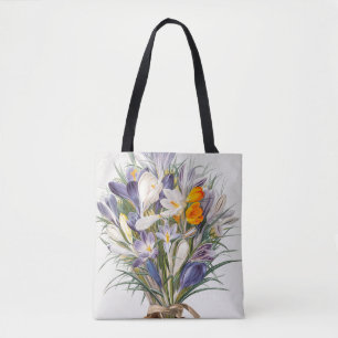 Tote Bag Crocus Spring Flower Floral Art