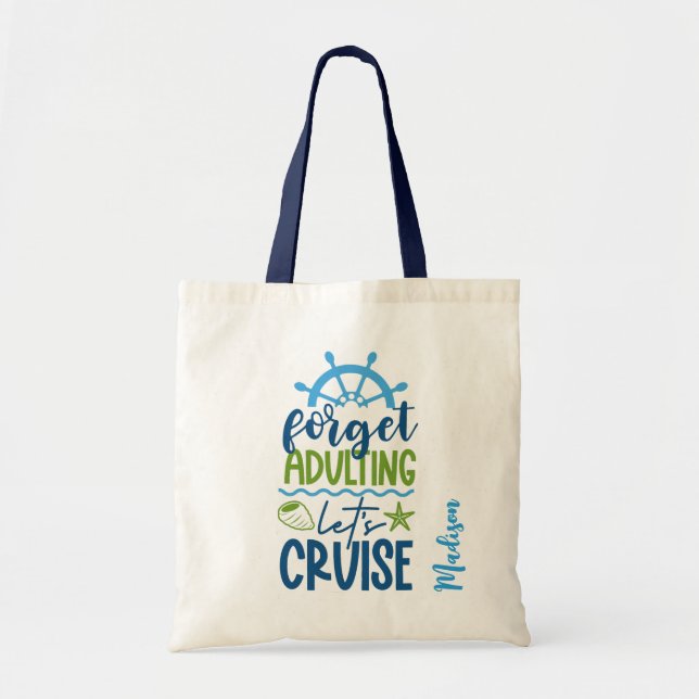 Tote Bag Croisière de nom personnalisé (Devant)