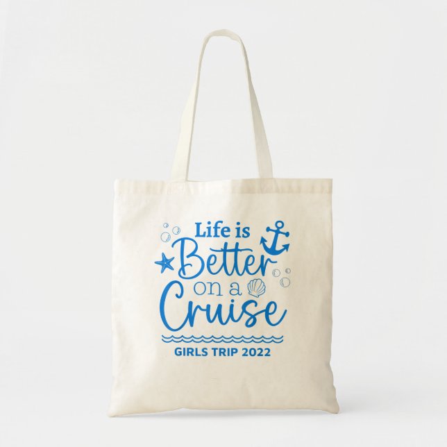 Tote Bag Croisière de voyage pour filles 2022 (Devant)