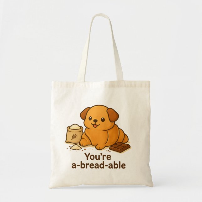 Tote Bag Croissant Dog (Devant)