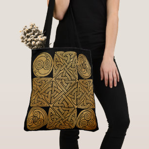 Tote Bag Croix de Knotwork de Celtic