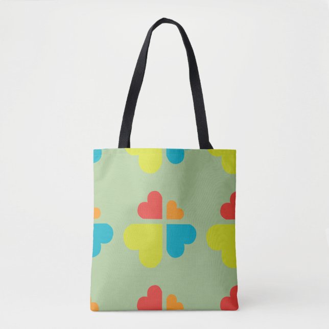 Tote Bag Croix des coeurs (Devant)