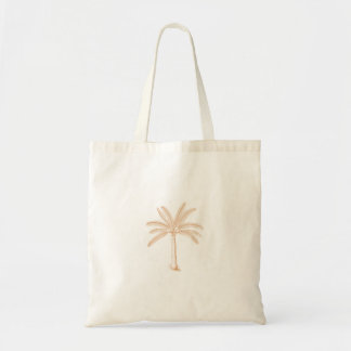 Tote Bag Croquis de palmier Tan