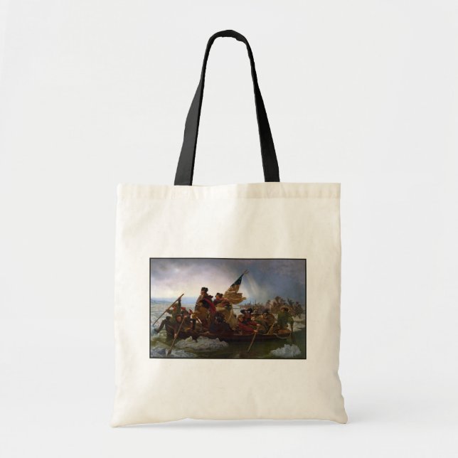 Tote Bag Crossing Delaware 1776 : Général George Washington (Devant)