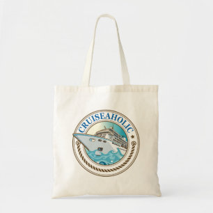 Tote Bag Cruiseaholic Cruise Navire Vacances Croisière Love
