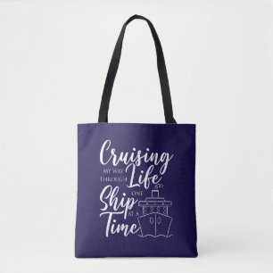 Tote Bag Cruiser la vie dure nautique