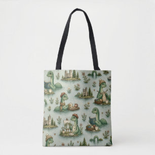 Tote Bag Cryptides confortables Nessie Monstre du Loch Ness