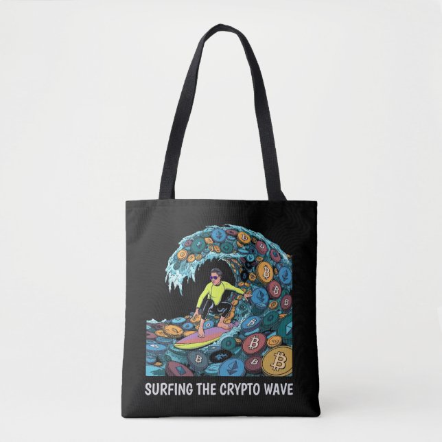 Tote Bag Crypto de surf (Devant)
