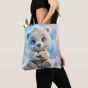 Tote Bag Cube d'ours polaire