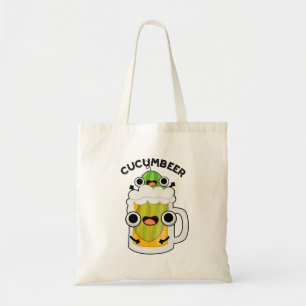 Tote Bag Cucum-beer Funny Beer Pun
