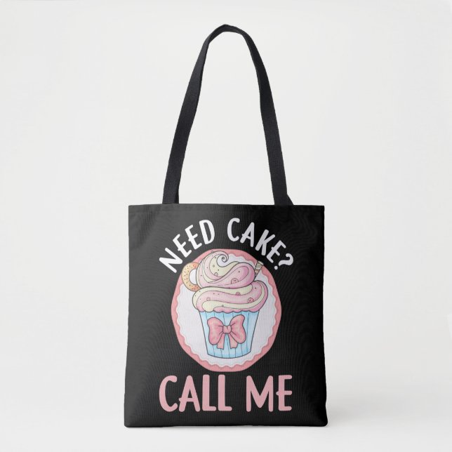 Tote Bag Cuisine Cupcake Baker Humour Boulangerie Pâtisseri (Devant)