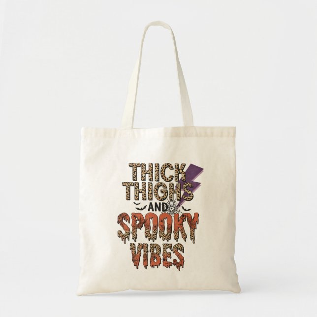 Tote Bag Cuisses Épaisses Vibes Sombres (Devant)