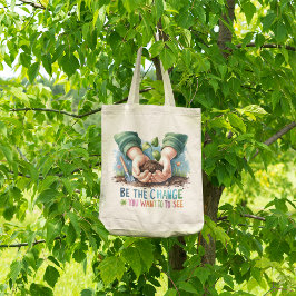 Tote Bag Cultiver la croissance - Écologique inspirante