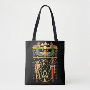 Tote Bag Culture égyptienne Scarab Artefact Ankh Horus Oei