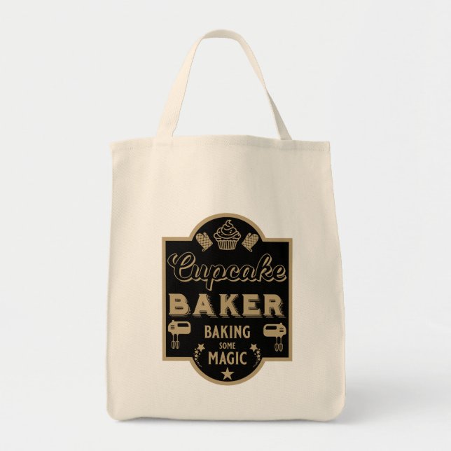 Tote Bag Cupcake Master Baker (Devant)