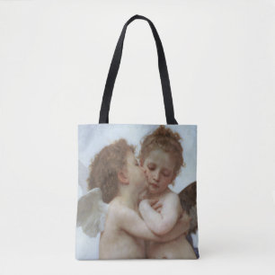 Tote Bag Cupid and Psyche as children - William Bouguereau