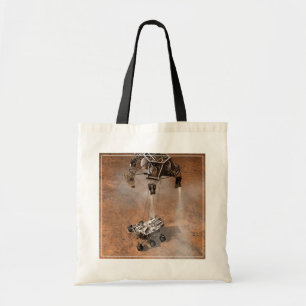 Tote Bag Curiosity Arrivant Sur La Surface Martienne.