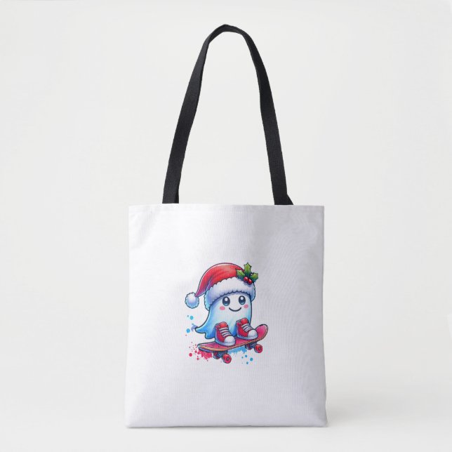 Tote Bag Custom Christmas gift bag,Xmas Holiday Presents (Devant)