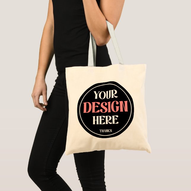 Tote Bag Custom-crafted, crisp, modern & sleek (Devant (produit))