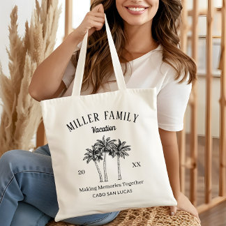 Tote Bag Custom Family Trip Camping Beach Gift Traveler