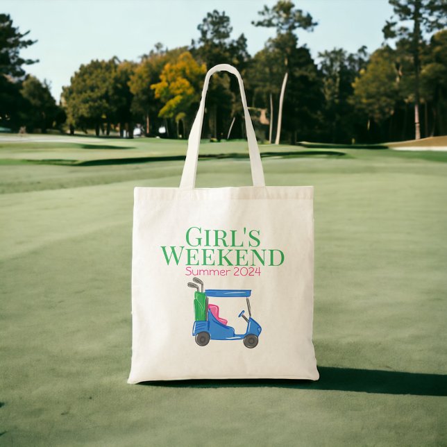 Tote Bag Custom Girls Weekend Bachelorette Golf (Créateur téléchargé)