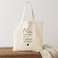Custom Mom & Nana EST Nouveau cadeau grand-mère