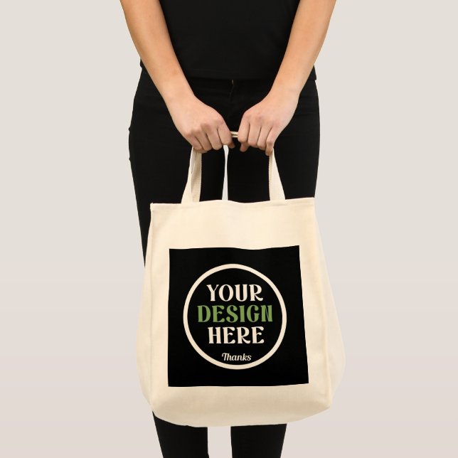 Tote Bag custom, unique, sleek & minimalist (Devant (produit))