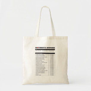 Tote Bag Customisée Mère's Love Facture Cadeau personnalisé
