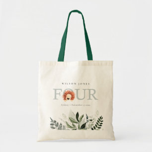 Tote Bag Cute Boho Lion Folith Quatrième fête d'anniversair