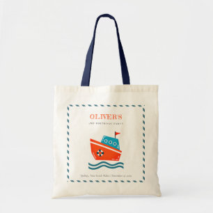 Tote Bag Cute Bright Kids Nautical Boat N'Importe Quel Âge 