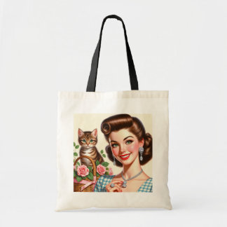 Tote Bag Cute Cat Lady