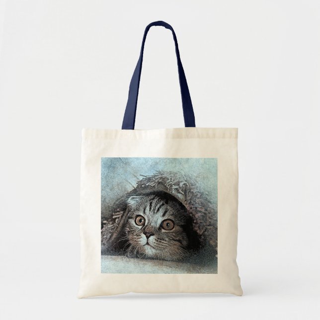 Tote Bag Cute chat (Devant)