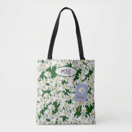 Tote Bag Cute Edelweiss Son de la musique Alpes Botanique
