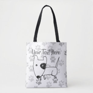 Tote Bag Cute English Bull Terrier