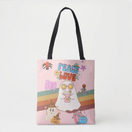 Tote Bag Cute Fantôme Super Style rose clair