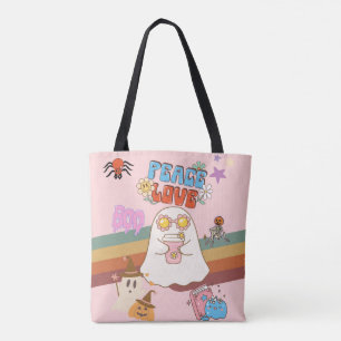 Tote Bag Cute Fantôme Super Style rose clair