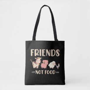 Tote Bag Cute Farm Animal Rights Plante Lover Vegan