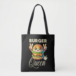 Tote Bag Cute Kawaii Hamburger
