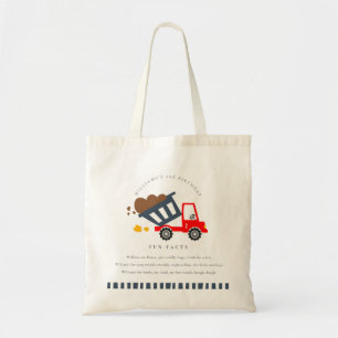 Tote Bag Cute Kids Dump Truck N'importe quel âge Anniversai