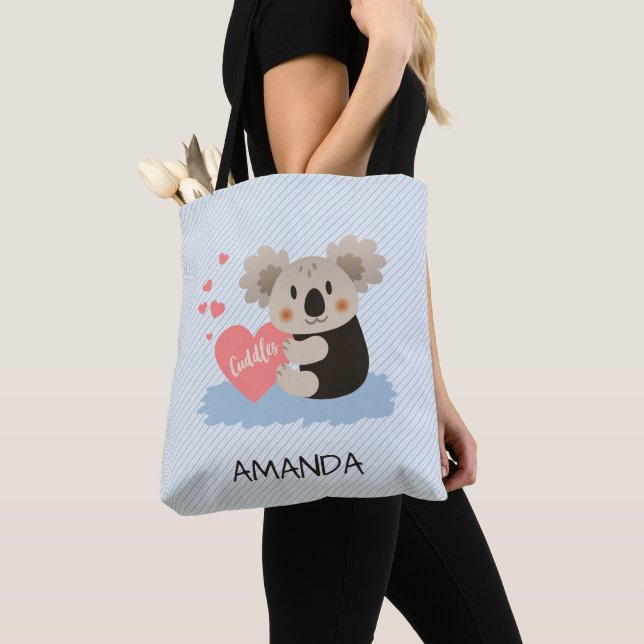 Tote Bag Cute Koala Cuddles ID386 (De près)