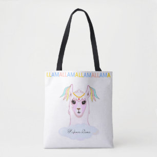 Tote Bag Cute Llama
