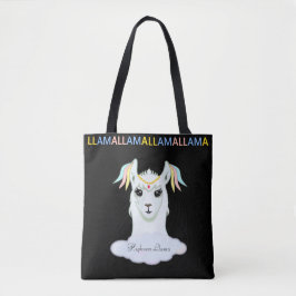 Tote Bag Cute Llama
